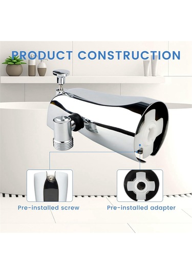 Xurunkeji Küvet Musluğu Ve Yönlendirici, Küvet Musluğu Ve Duş Yönlendirici Ve Altıgen Anahtar 1/2 İnç Bakır Boruya Uygun, 5.3 İnç GÜMÜŞ Xurunkeji Küvet Musluğu Ve Yönlendirici, Küvet Musluğu Ve Duş Yönlendirici Ve Altıgen Anahtar 1/2 İnç Bakır Boruya Uygun, 5.3 İnç GÜMÜŞ