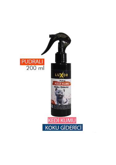 Luxor Kimya Pudralı Kedi Kumu Koku Giderici 200 ML