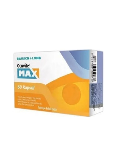 Bausch & Lomb Ocuvite Max Takviye Edici Gıda 60 Kapsül