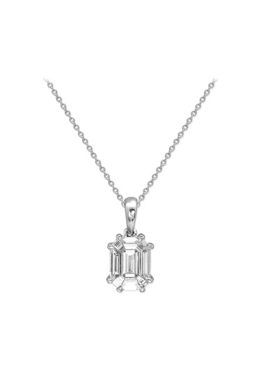 Pırlanta Baget Fantezi Kolye