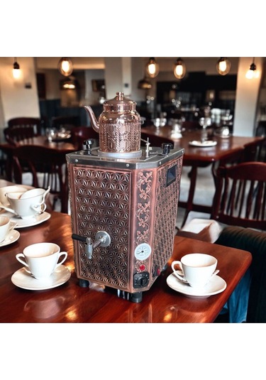 Çay Kazanı 1.sınıf Elektrikli Çayland 1 Demlik 18 Lt Kapasiteli