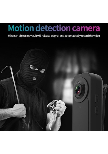 Dancemonkey 1080p Mini Vücut Kamerası, Sesli Klipsli Video Kaydedici, Geniş Açılı