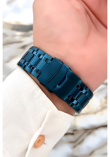 Comwatch Çelik Kordon Erkek Saat Crono Full Fonksiyon Lacivert Sdcmw018 Lacivert