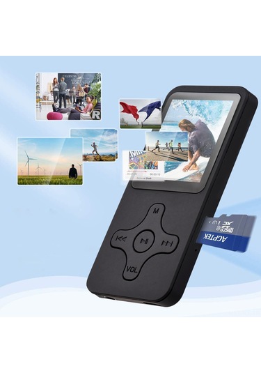 Kangvka 32gb Bluetooth Çalar, Mp3/mp4 Oynatıcı, Lcd Ekranlı, Fm Radyo, Kayıt Fonksiyonu, Öğrenci Taşınabilir Müzik Aleti