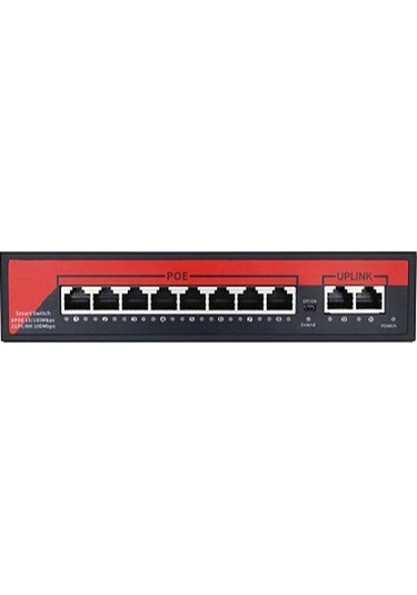 Ezcool EZ-08PSE 120W 8 Port 8Fe+2Fe Megabit Poe Switch