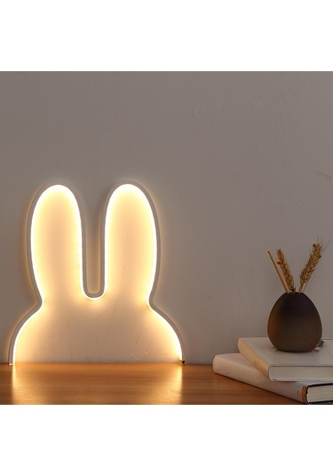 Suntek Tavşan Gece Lambası Usb Powered Yan Işıklar 29x30cm Ilık Diğer