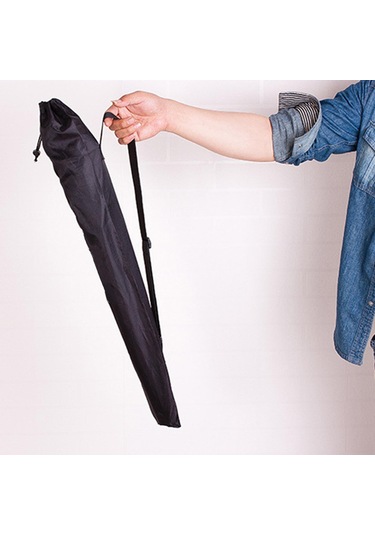 Dolıty Katlanabilir Alpenstock Yürüyüş Baston 71x17.5cm Siyah