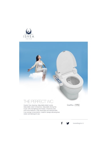 İsvea İtalyan Smartplus Akıllı Klozet Kapağı