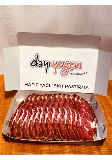 Dayı Yeğen Hafif Yağlı Sırt Pastırma 250 G
