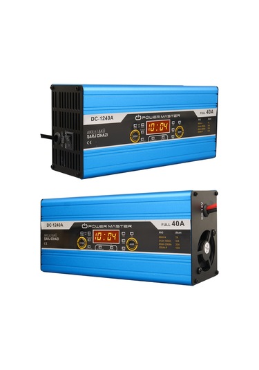 12 Volt Max 40 Amper Digital Ekranlı Akıllı Akü Şarj Cihazı