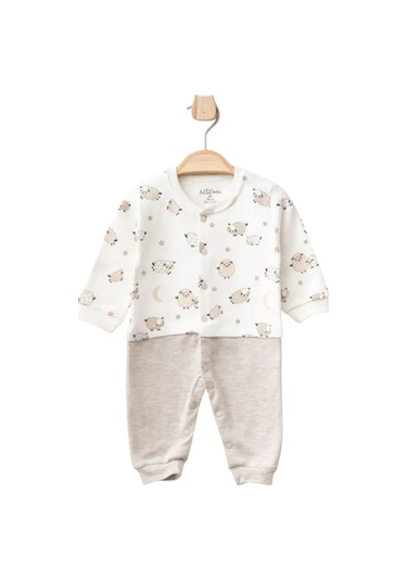 Aziz Bebe Bebek Tulumu 6922 Bej