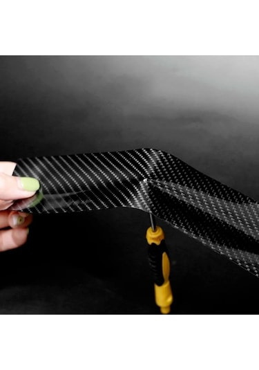 10cm-10 M-1/3/5/7/10 M Karbon Fiber Koruyucu Şerit Etiket matik Tampon Kapı Eşiği Koruma Anti-adım  Dekorasyon Bant