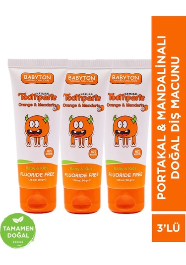 Set Portakal&mandalina Diş Macun 3'lü Set 50 Gr Temel Bakım