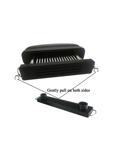 Mufunye 48 İğneli Paslanmaz Çelik Et Yumuşatıcı, Steak Tavuk Balık Pişirme Aracı, Kesici Ve Zımbalama Fonksiyonu, Temizlenmesi Kolay, Koruyucu Kapağıyla Siyah