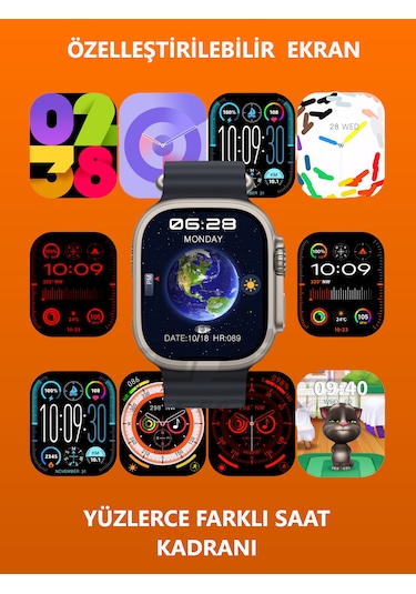 Vwar HK11 Pro Max Ultra Amoled 49 MM Akıllı Saat (İthalatçı Garantili)