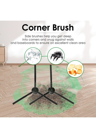 Amigaelegant Ilife V9 / V9 Pro / G9 / G9 Pro Robot Süpürge İçin Yan Fırça