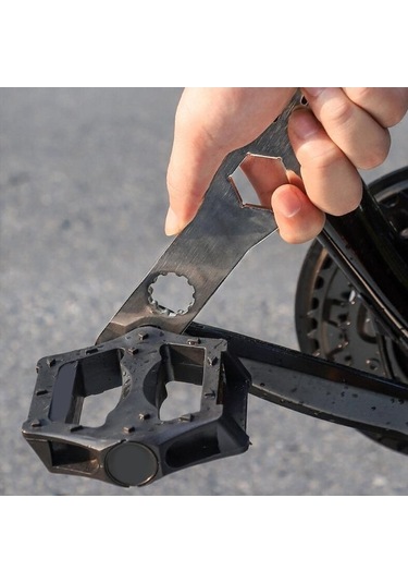 Pazly Dağ Bisikleti Pedal Sökücü Anahtarı - Sökme Onarım Aleti - Arjantin Model Gri