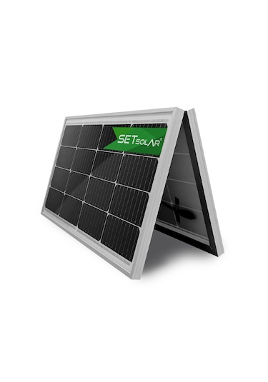Set Solar Katlanır Taşınabilir Güneş Paneli 100w 2 50w Seri/paralel Monokristal