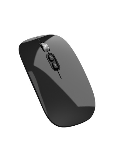 Kangvka M103 İki Modlu Kablosuz Fare 2.4g+bt5.1 Sessiz Tasarım 3 Seviye Dpı 500mah Pil İle Kompakt Siyah Lazer