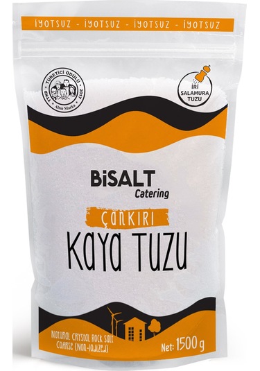 Bisalt Çankırı Kaya Tuzu Sofrada Öğütme 1500 G