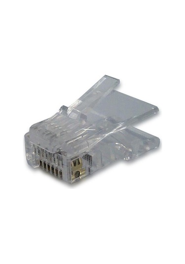 Beek Modüler Fiş, Category 6 Cat.6 , Rj45, 8p8c, Zırhsız/unshielded, Yuvarlak Kablo Tipi, Altın Kaplama Kalınlığı 0,8µ-136612