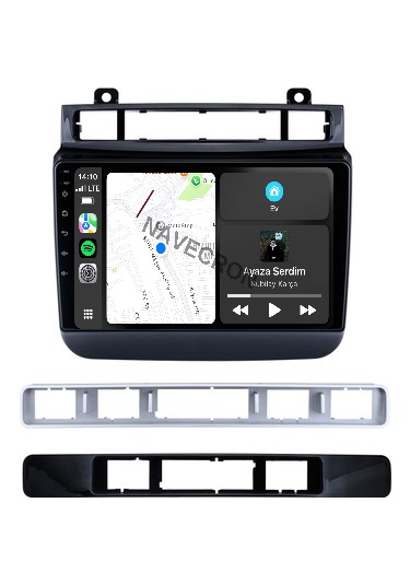 Volkswagen Touareg 2010-17 9" Uyumlu Androıd Multimedya Gerçek 2/32 Kablosuz Carplay Geri Görüş Kameralı 9"