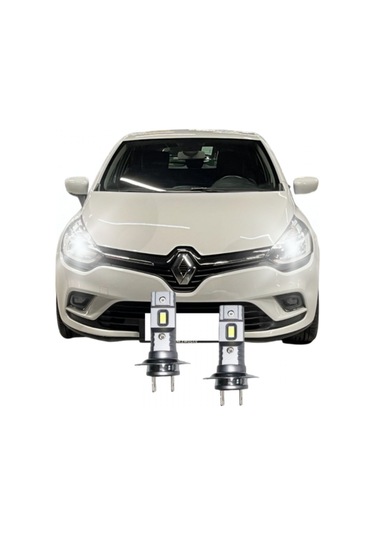 Megamarket06 Clıo 4 Led Xenon Kısa Far Ampulü H7 Mini Led 2'li Set