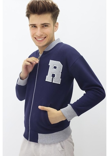 Gala Unisex Fermuarlı Kız Erkek Kolej Ceket 001