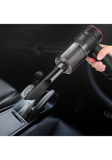 Küçük Araba Üfleme Ve Emme Çift Amaçlı Elektrikli Süpürge Şarj Modeli Süper 16000pa