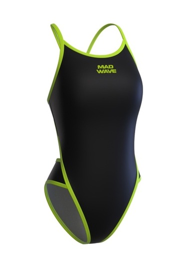 Mad Wave Kadın Yüzücü Mayosu Antichlor Daria Pbt - Siyah - S/36 Siyah