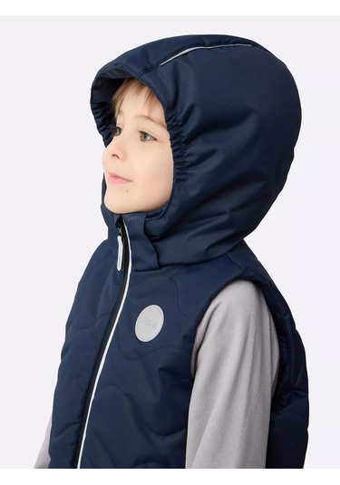Lassie Kapüşonlu Çocuk Yeleği 236050962 Mavi