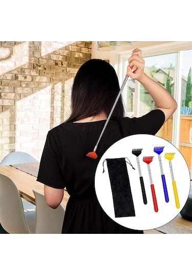 Suntek Geri Scratcher Teleskopik Masaj Aleti Ev Şükran Günü Çok Renkli