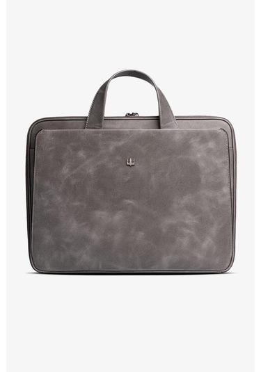 Bond Hakiki Deri Laptop Çantası-125236 Siyah