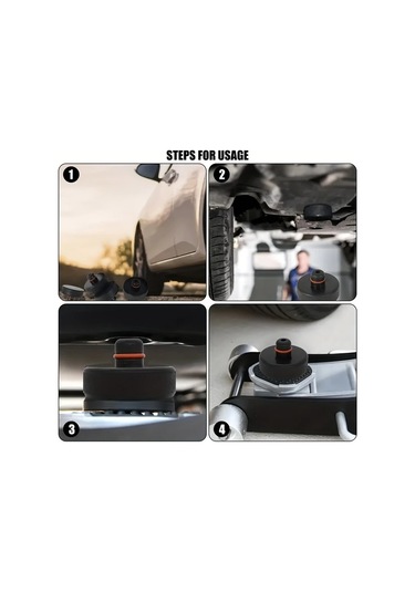 Boatshop1 2 Adet Araba Kriko Ped Adaptor Arac Kiti Tesla Model 3 S Ve X İcin Saklama Kutusu Dahil