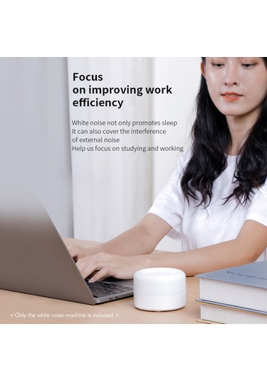 Shineyee Bebekler Ve Yetişkinler İçin Taşınabilir 12 Sesli Beyaz Gürültü Makinesi, 7 Renkli Gece Lambası Ve Şarj Edilebilir Pil Beyaz