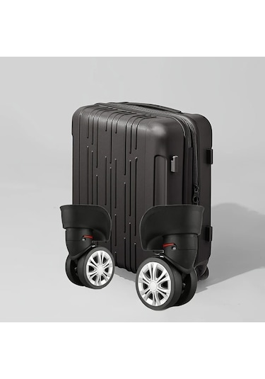Lumaworld Siyah 2'li Valiz Tekerleği - Evrensel Döner Bagaj Tekerlek Aksesuarı