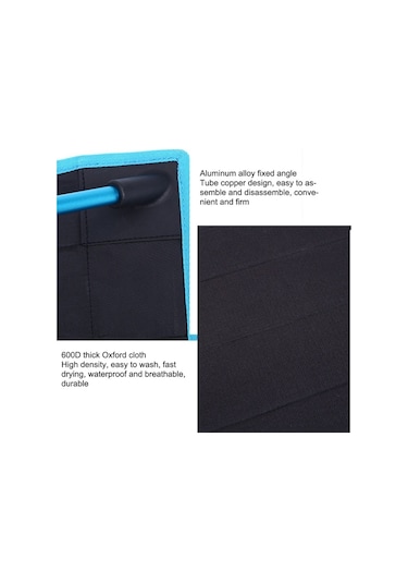 Açık Kamp Taşınabilir Hafif Katlanır Masa Oxford Kumaş Havacılık Alüminyum Piknik Barbekü Masası Turuncu