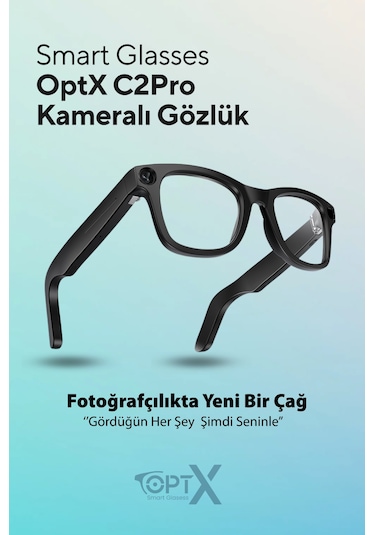 Akıllı Gözlük Yapay Zeka Aı , Kamera, Bluetooth, Müzik, Ipx5