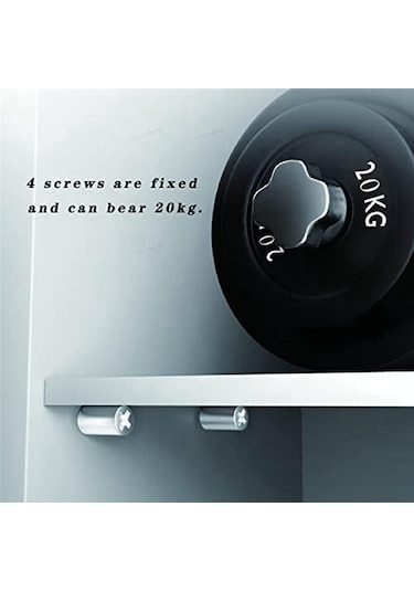 Xurunkeji 40 Adet Raf Braketi Vidaları, Kaymaz Kılıflı Manşon, Mobilya Ve Kitaplık Rafı İçin Delinmeyen Tahta Tutucu 9x6x4cm