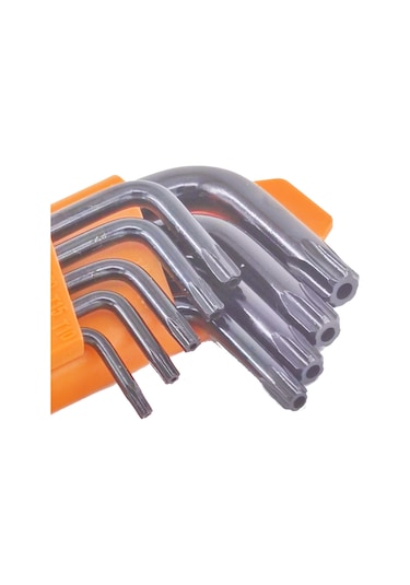 Protec Profesyonel Delikli Torx Alyan Seti Güçlendirilmiş Çelik 9