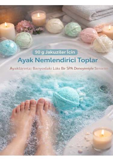 Ayak Nemlendirici Toplar 90gram 8 Adet Nem Bombası