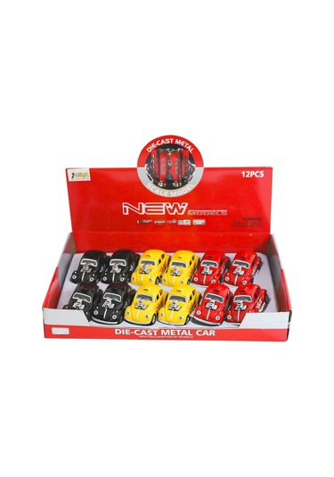 02062-fy6757-12d Çek Bırak Metal Araba -asya Oyuncak