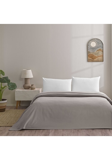 Linens Monty Pamuk Çift Kişilik Pike Vizon Vizon