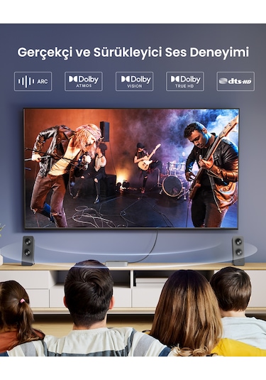 Ugreen Örgülü 4k 18 Gb/s Hdmı 2.0 Kablo Siyah 1.5 M, 40409