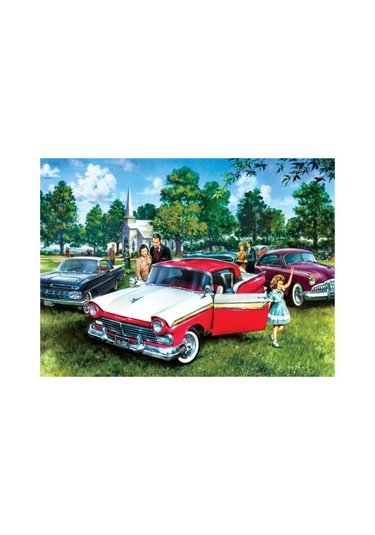 Masterpieces 500 Parça Sunday Church Puzzle