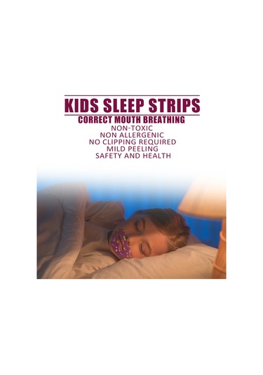 Geeroyoo Çocuklar İçin Ağız Solunumu Düzeltici, Burun Solunumu Alışkanlığı Kazandıran, 30 Adet Yapışkan Bant