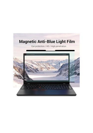 Mufunye 14 İnç 16:9 Dizüstü Bilgisayar İçin Manyetik Mavi Işık Engelleyici Ekran Koruyucu Pet, 0.45mm