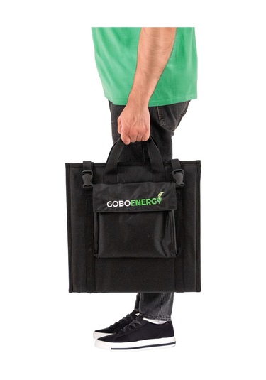 120w Katlanabilir Solar Panel Çanta Siyah Renk Taşınabilir Hızlı Şarjlı Güneş Paneli