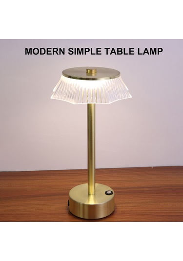 Maiyame Temaslı 3 Seviye Işık Regülasyonlu Led Masa Lambası, Güneş/altın/siyah Renk Seçenekli, Akıllı Akü İle 25 Saat Kullanıma Dayanıklı, Ev Dekor Ve Gündüz/gece Kullanıma Uygun Gümüş