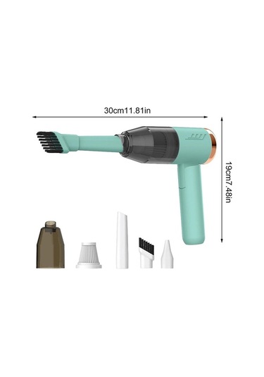 Novahub Taşınabilir Şarjlı El Süpürgesi: Ev Ve Araç Temizleme, Çok Fonksiyonlu, Ergonomik Tasarım